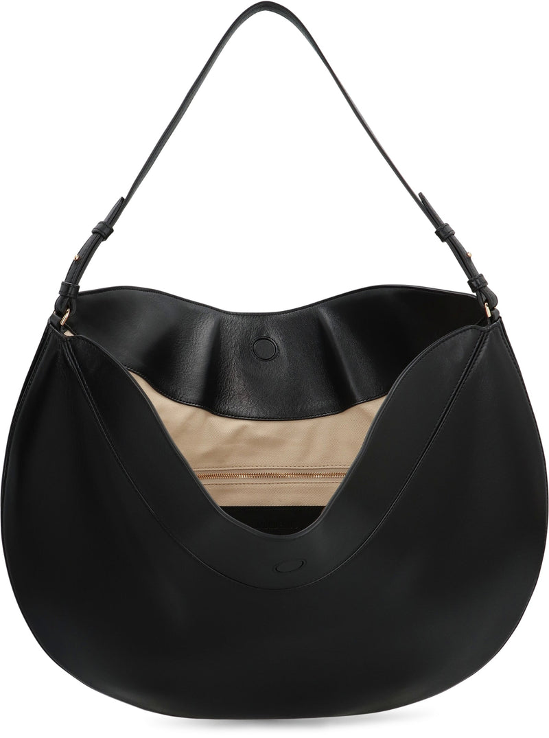 Jacquemus Hobo Bag — Black Calf Leather