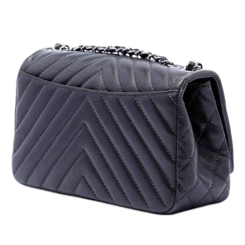Medium Chevron Lambskin Surpique Flap - Image 2