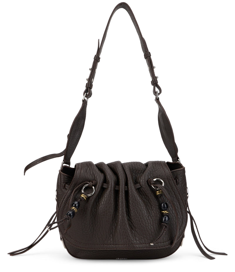 Isabel Marant Shoulder Bag — Brown Lambskin Leather