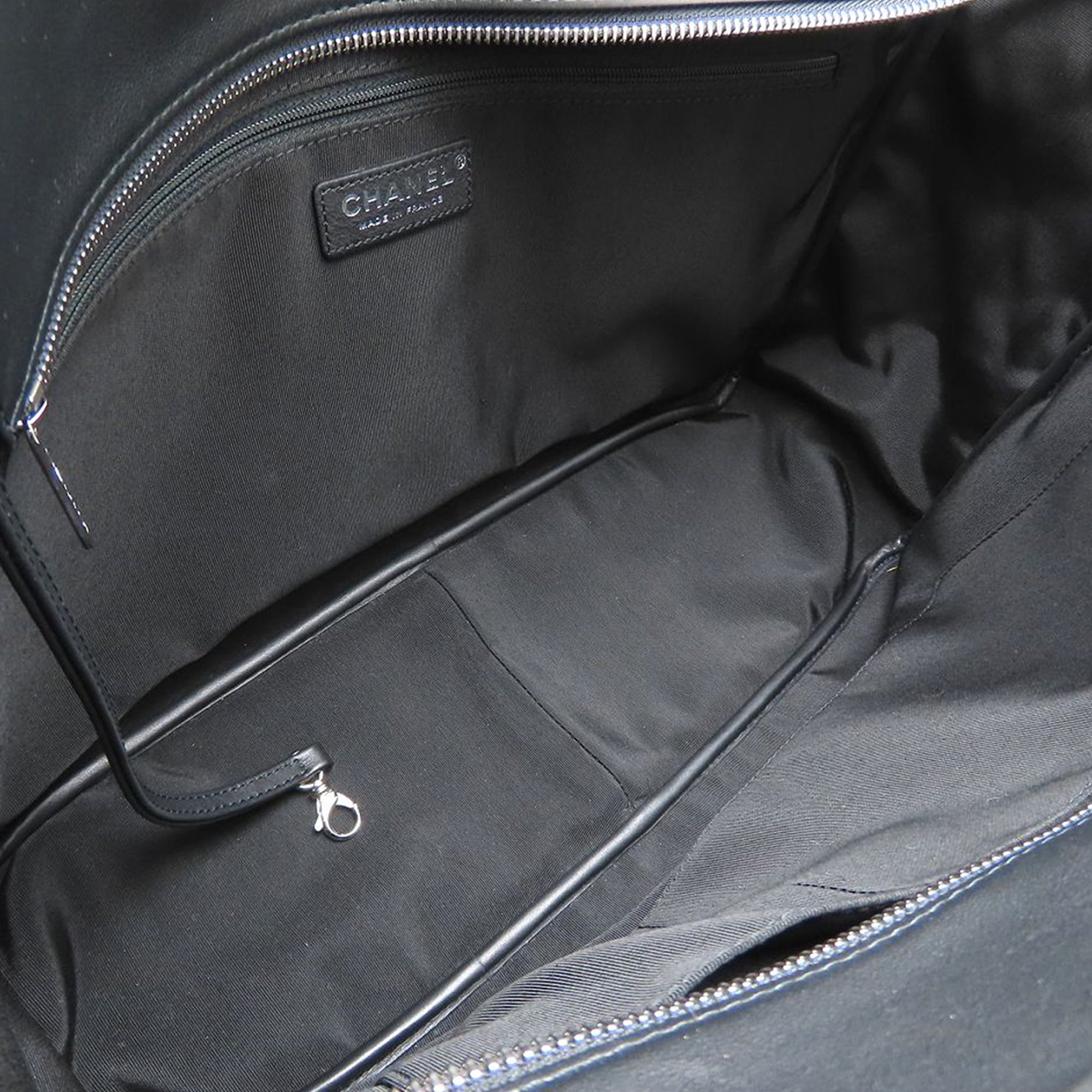 CC Quilted Calfskin Ultra Pocket Shopping Tote - Image 4