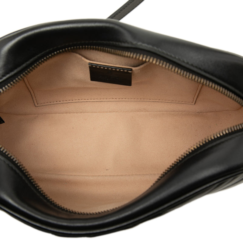 Small GG Marmont Matelasse Calfskin Crossbody - Image 4