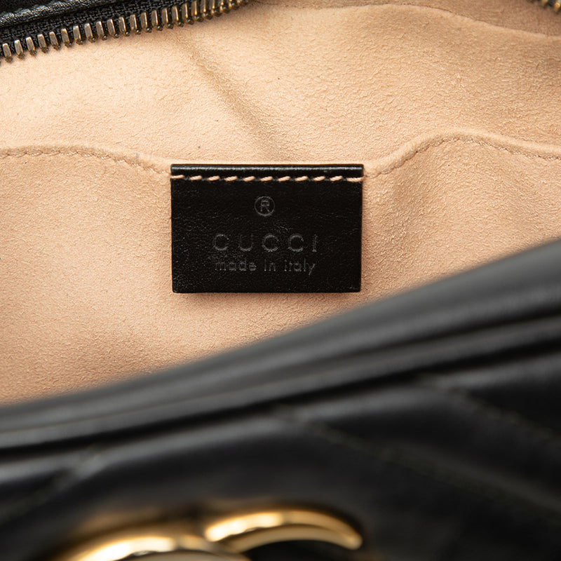 Small GG Marmont Matelasse Calfskin Crossbody - Image 5