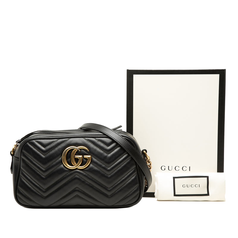 Small GG Marmont Matelasse Calfskin Crossbody - Image 7