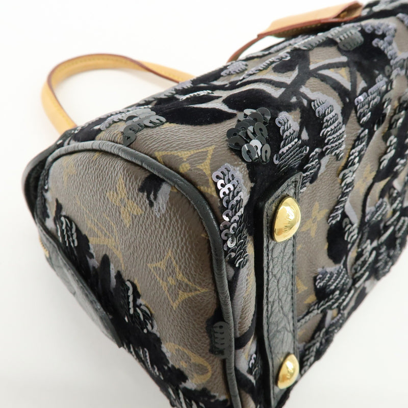 Louis Vuitton Carrousel Fleur De Jais Monogram Canvas Multicolour Bag