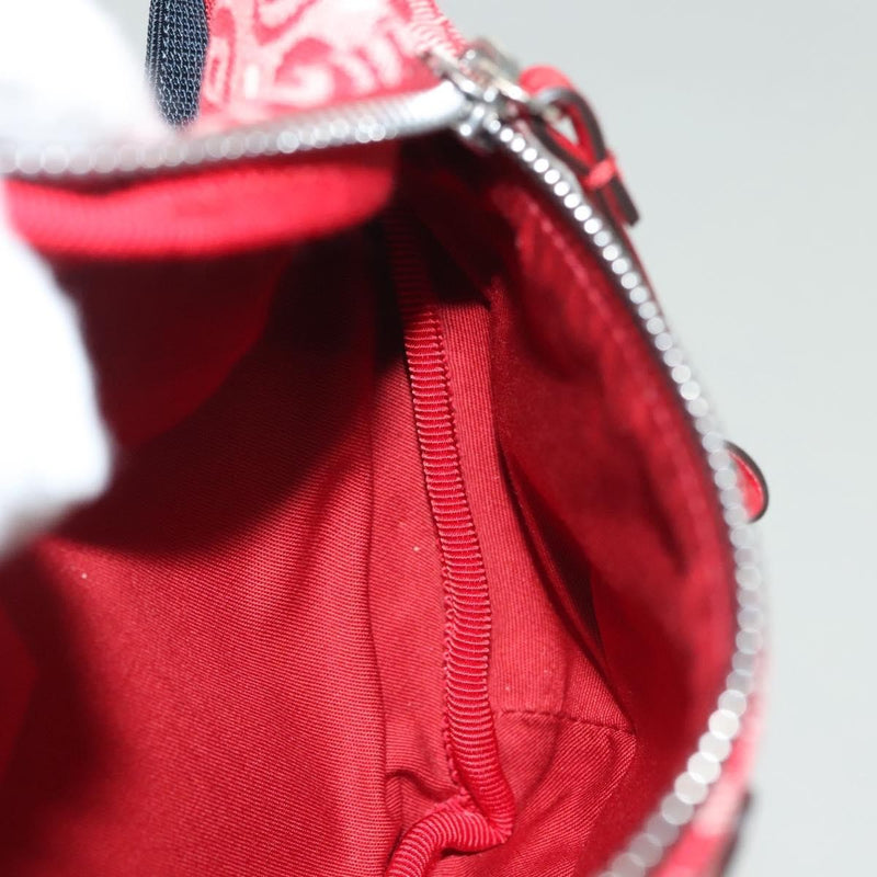 Gucci Childrens Belt Printed Gg Coated Canvas Red Bag