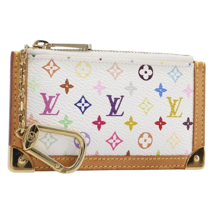 Louis Vuitton Pochette Clés Monogram Canvas White Accessory
