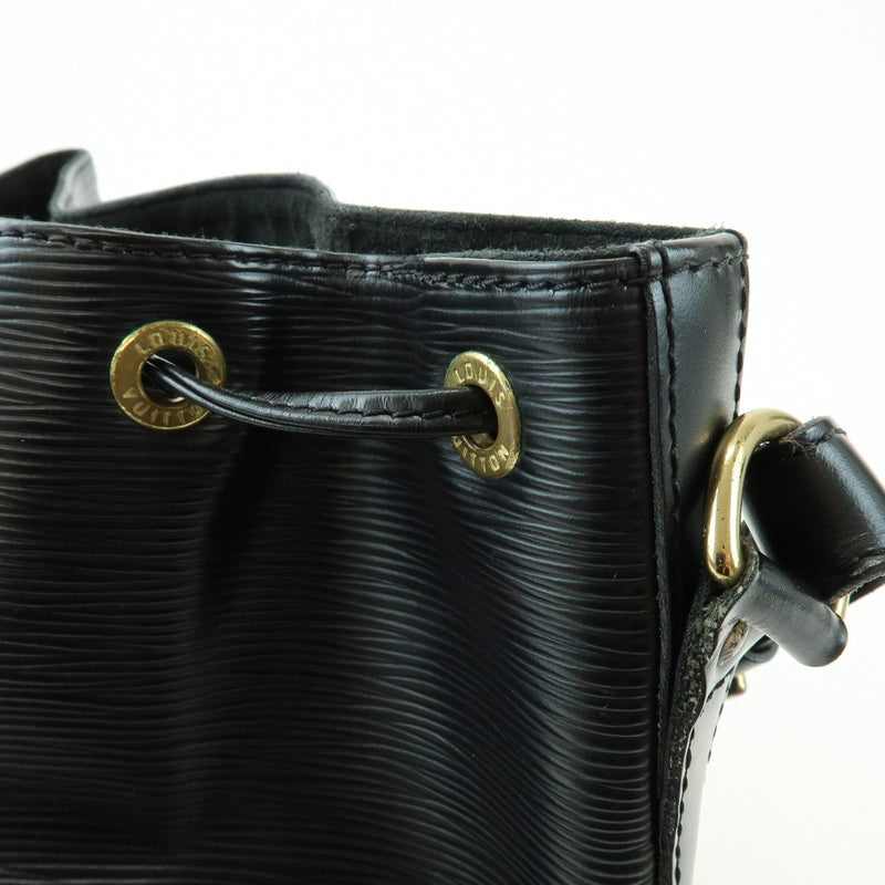 Louis Vuitton Petit Noe Epi Leather Black Bag