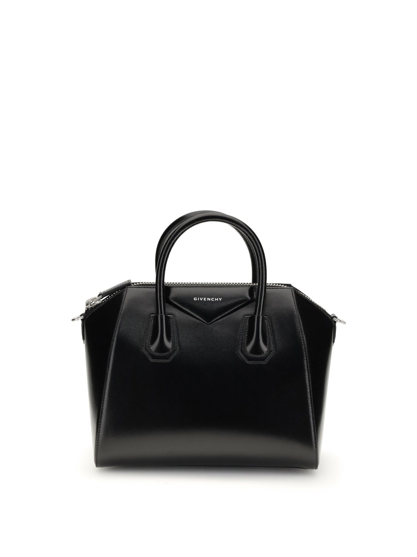 Givenchy Antigona Top Handle Bag — Black Calf Leather Bos Taurus