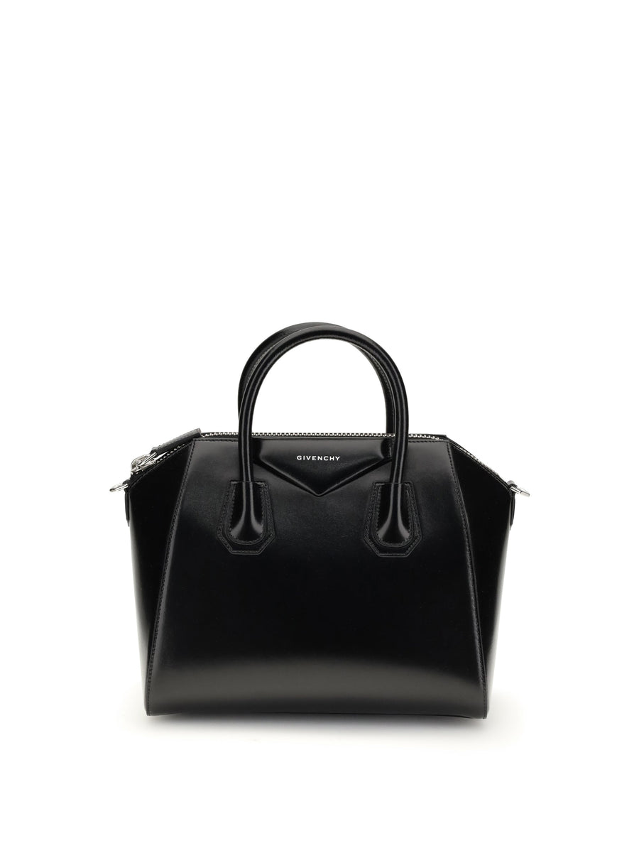 Givenchy Antigona Top Handle Bag — Black Calf Leather Bos Taurus