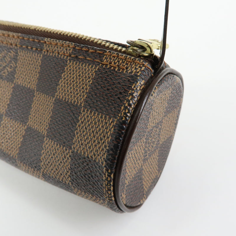 Louis Vuitton Papillon Pochette Damier Brown Canvas Bag