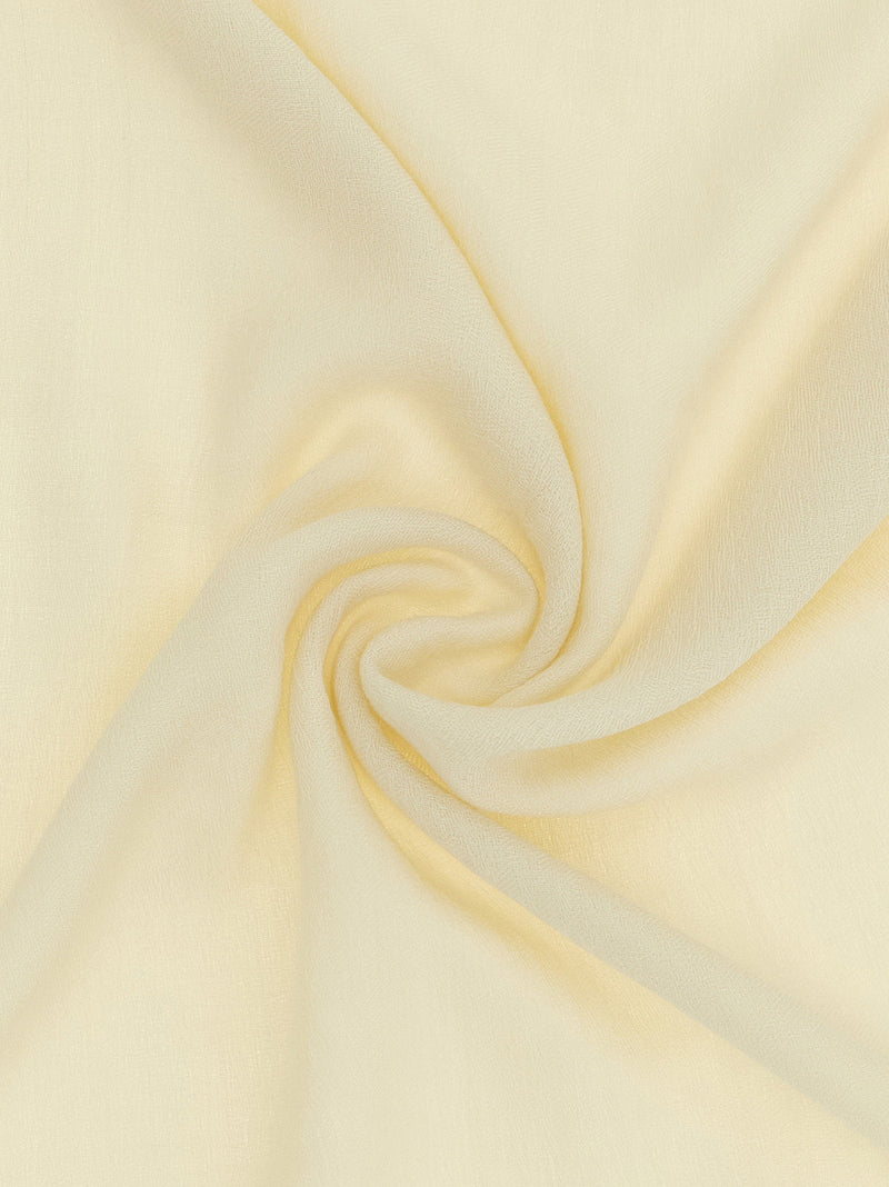 Max Mara Wool And Silk Jacquard Shawl — Cream Shawls