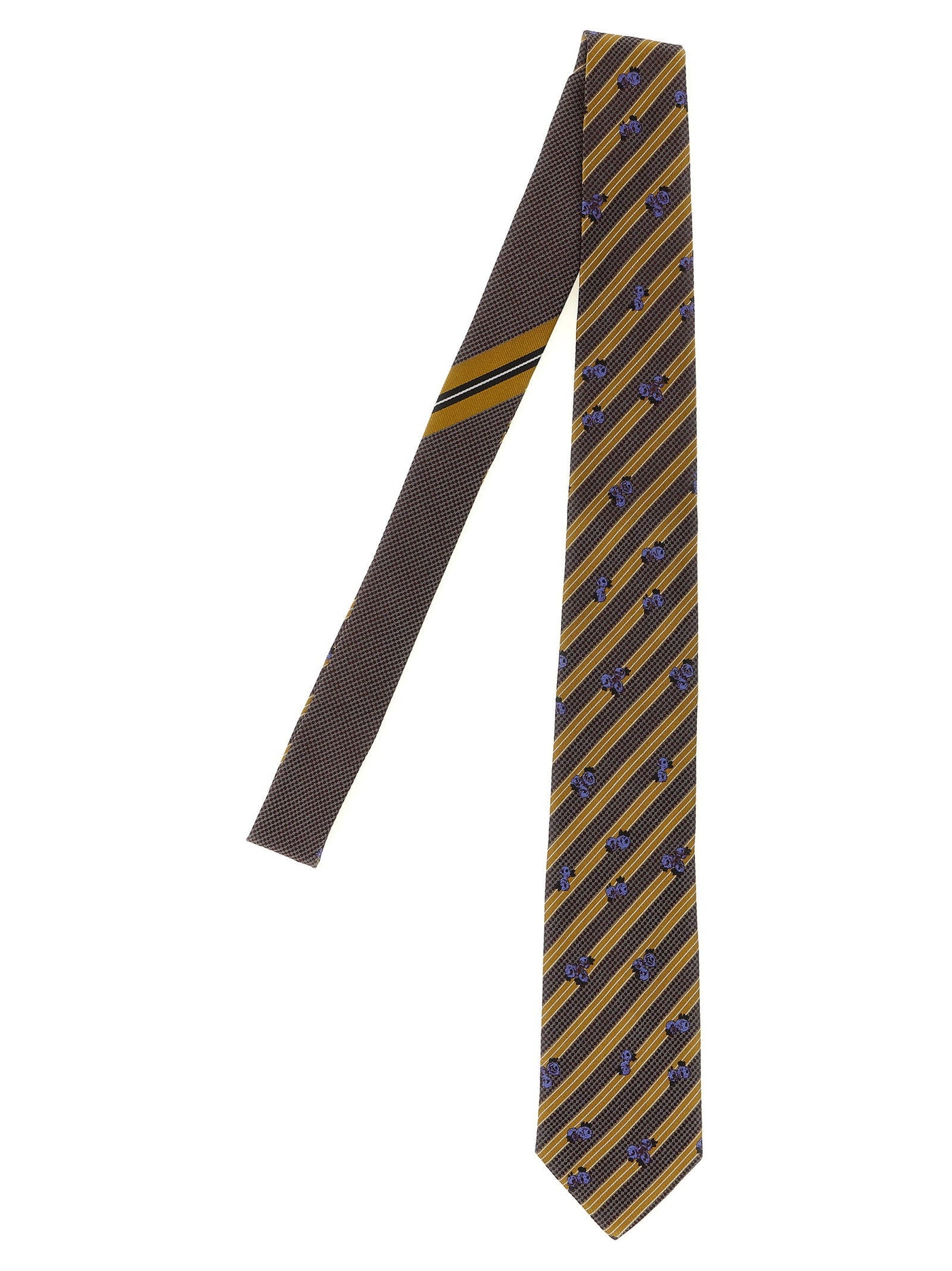 Dries Van Noten Necktie — Gold Silk Neckties