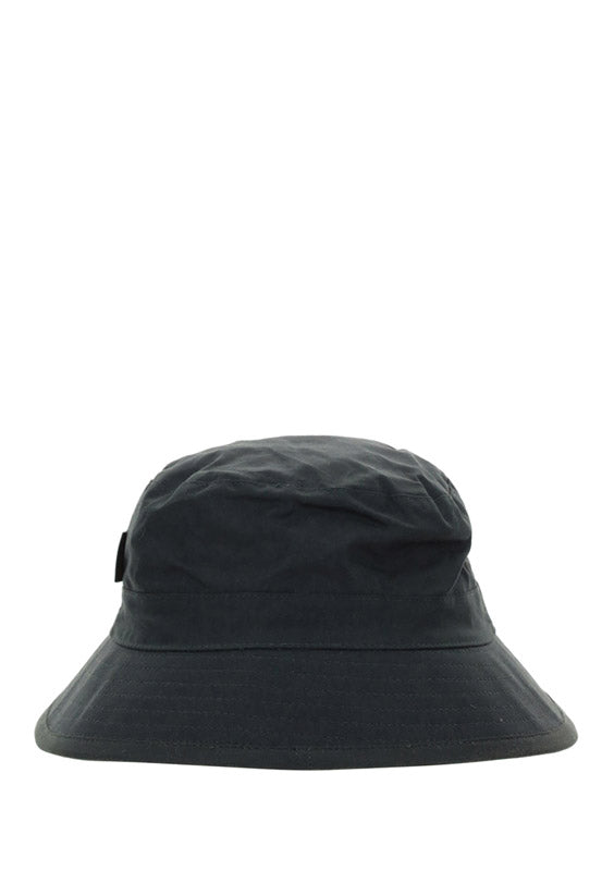Barbour Mha0001 Wax-Coated Cotton Bucket Hat — Sage