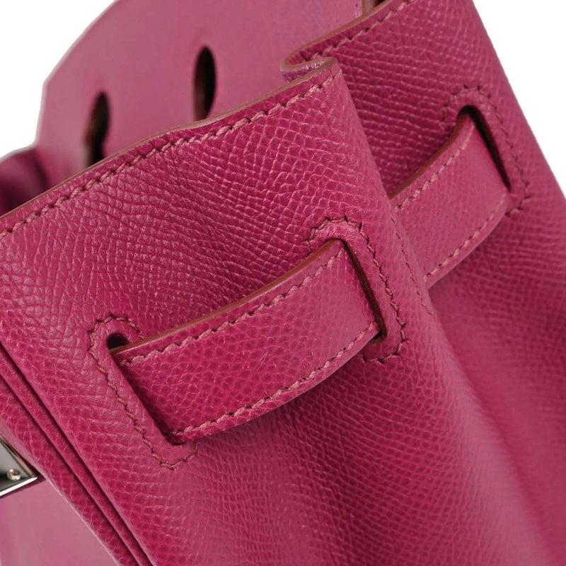 Hermes Birkin Red Epsom With Gold Hardware Pink Leather Bag