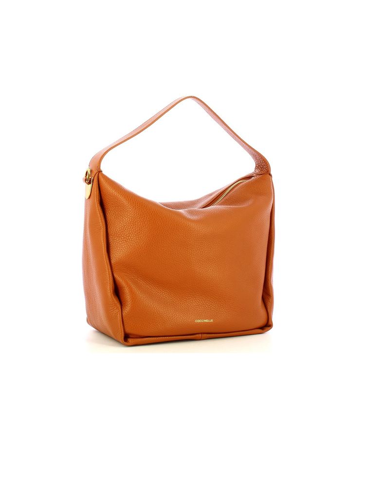 Coccinelle Oliver Shoulder Bag — Brown Cow Leather