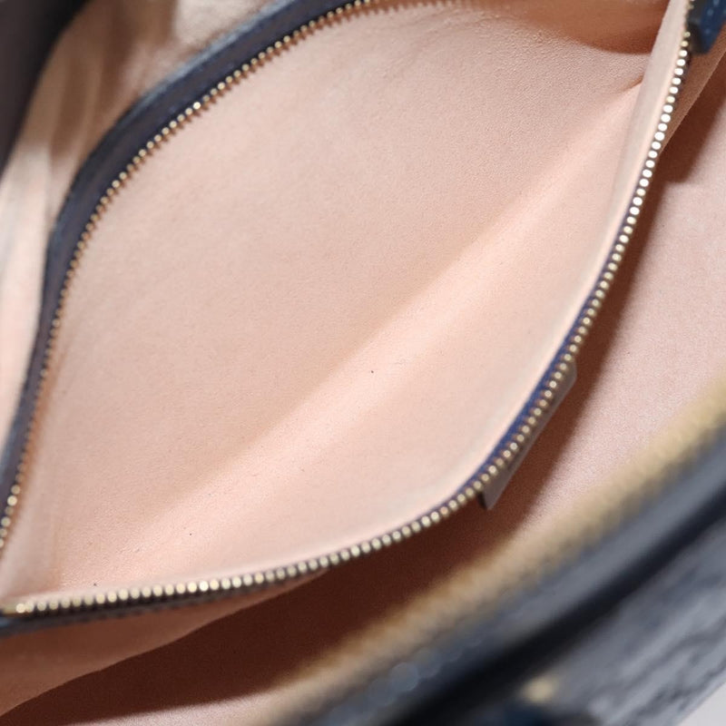 Gucci Linea A Convertible Guccissima Leather Navy Bag