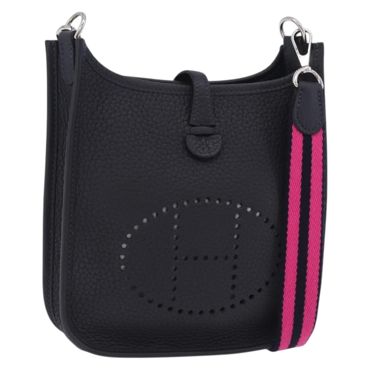 Hermes Evelyne Bag Gen Iii Clemence Black Leather