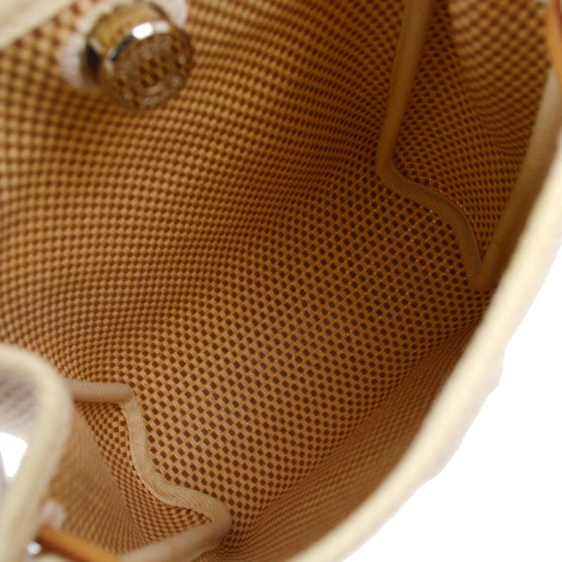 Hermes Herbag Toile And Leather Beige Canvas Bag