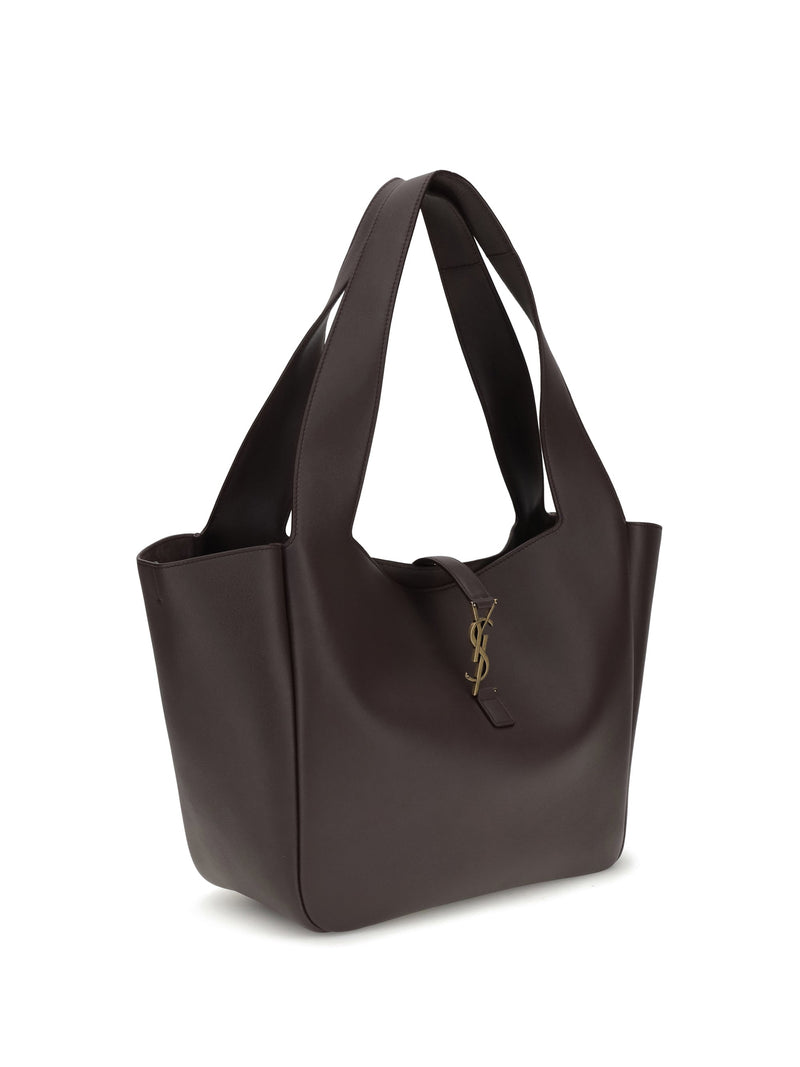 Saint Laurent Shoulder Bag — Purple Calf Leather Bos Taurus