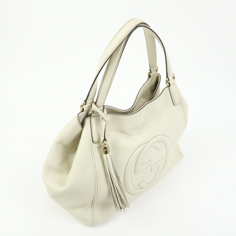 Gucci Soho Leather Beige Bag