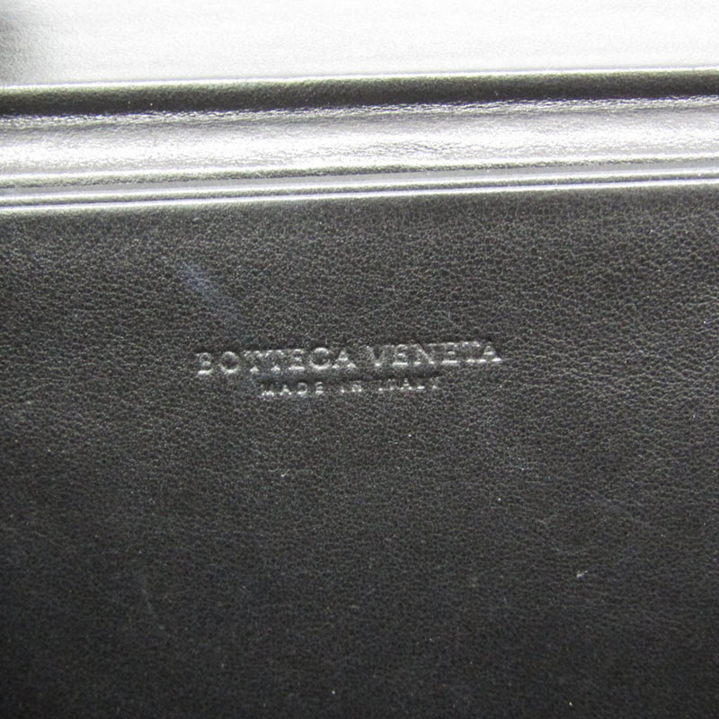 Bottega Veneta Trunk Top Handle Messenger Padded Leather Black