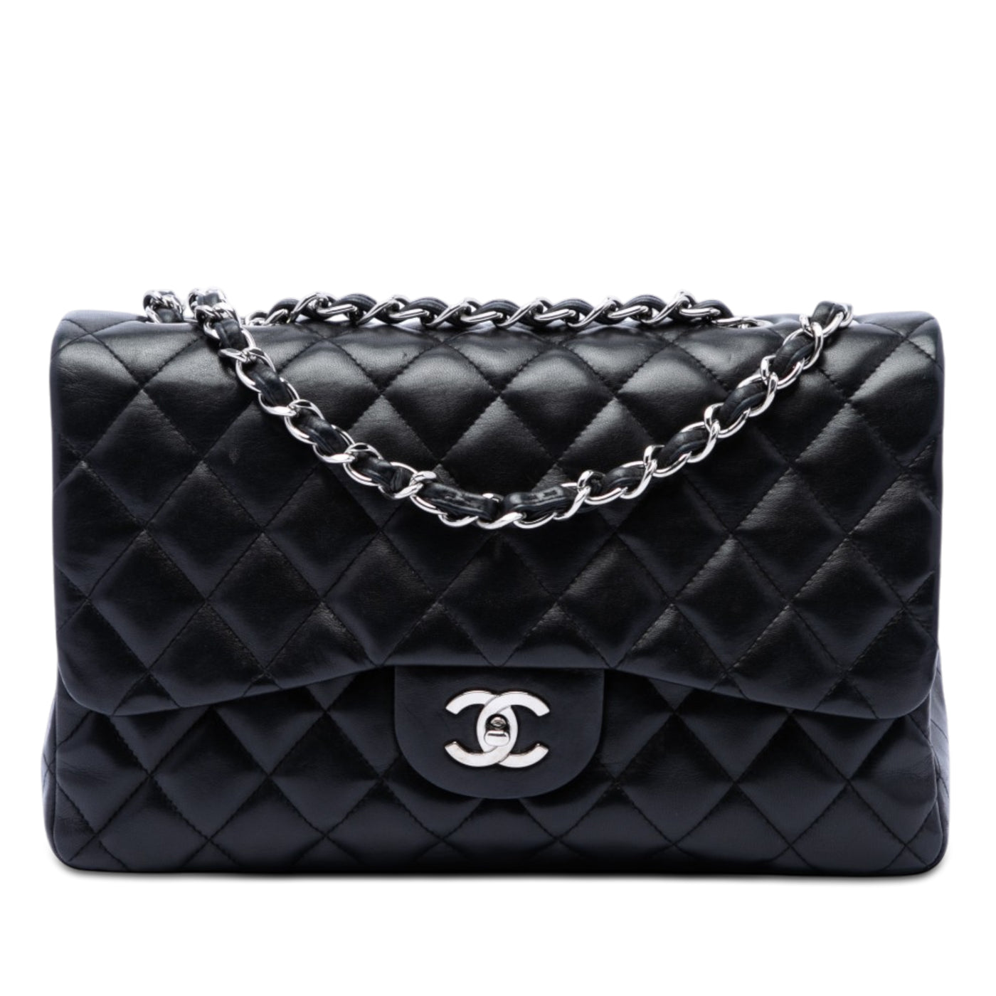 Jumbo Classic Lambskin Single Flap - Image 1