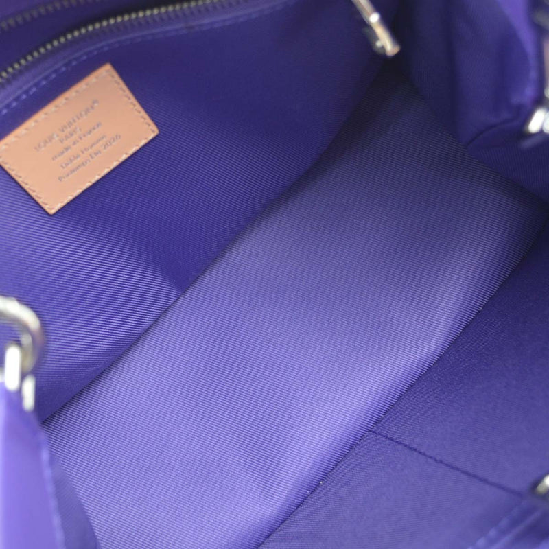 Louis Vuitton Shopper Leather Purple Bag