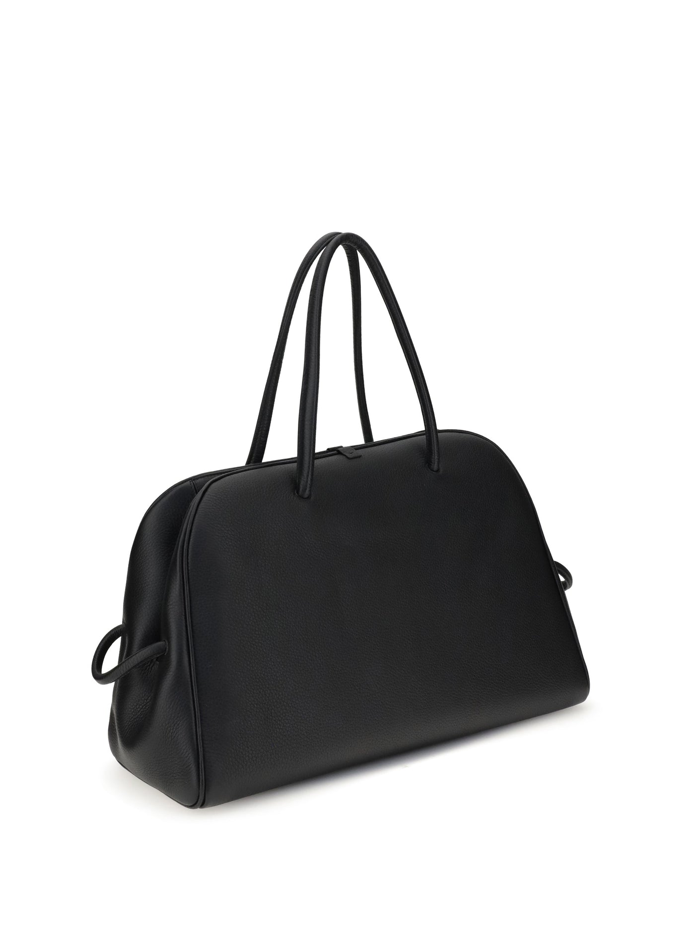 Jacquemus Le Grand Tourisme Shoulder Bag — Black Calf Leather Bos Taurus