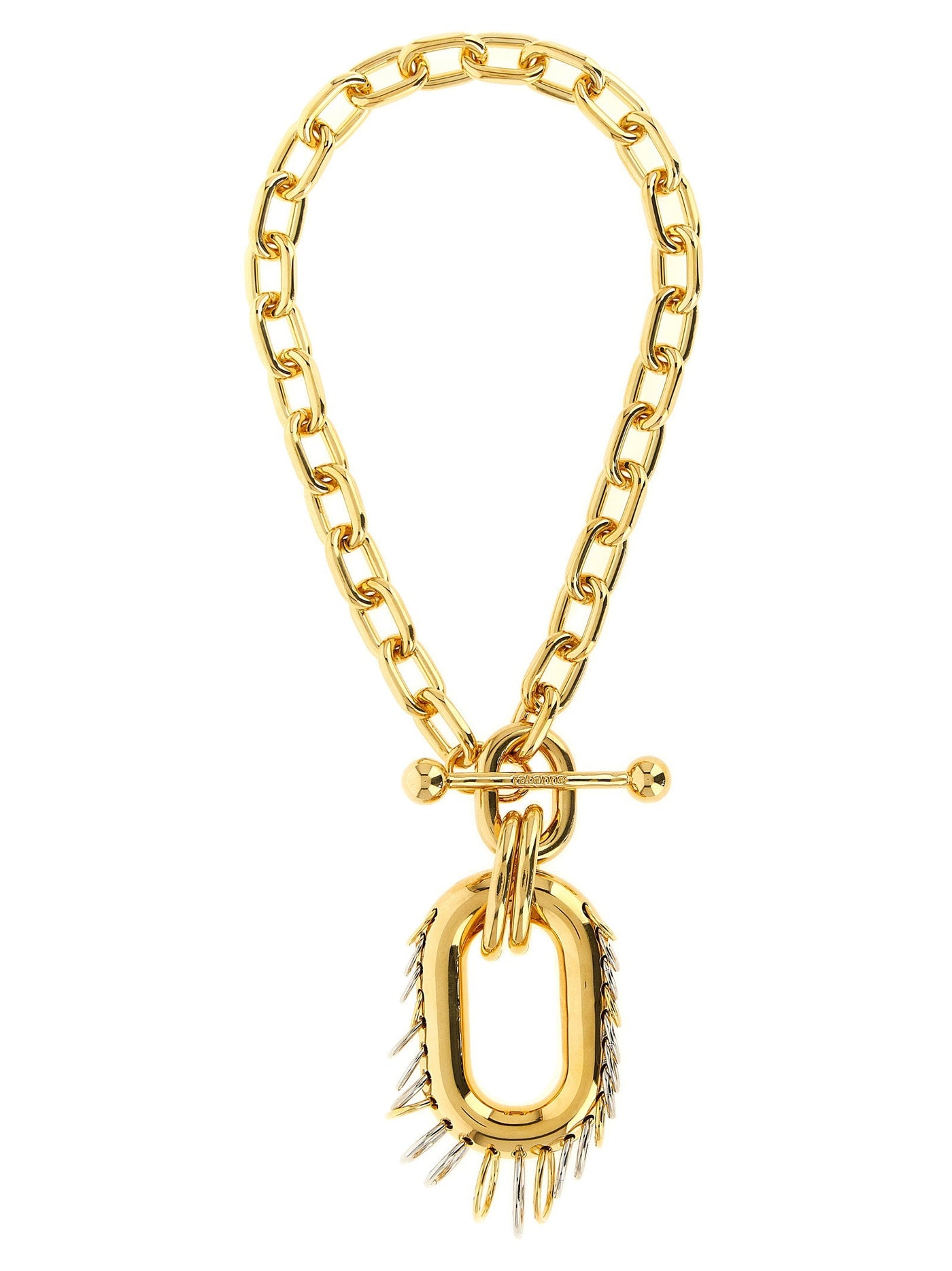 Paco Rabanne Punk Necklace — Gold Gold-plated Aluminium Necklaces