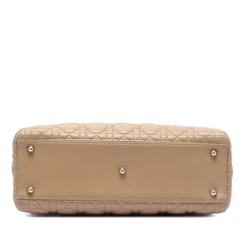 Large Lambskin Cannage Lady Dior - Image 3