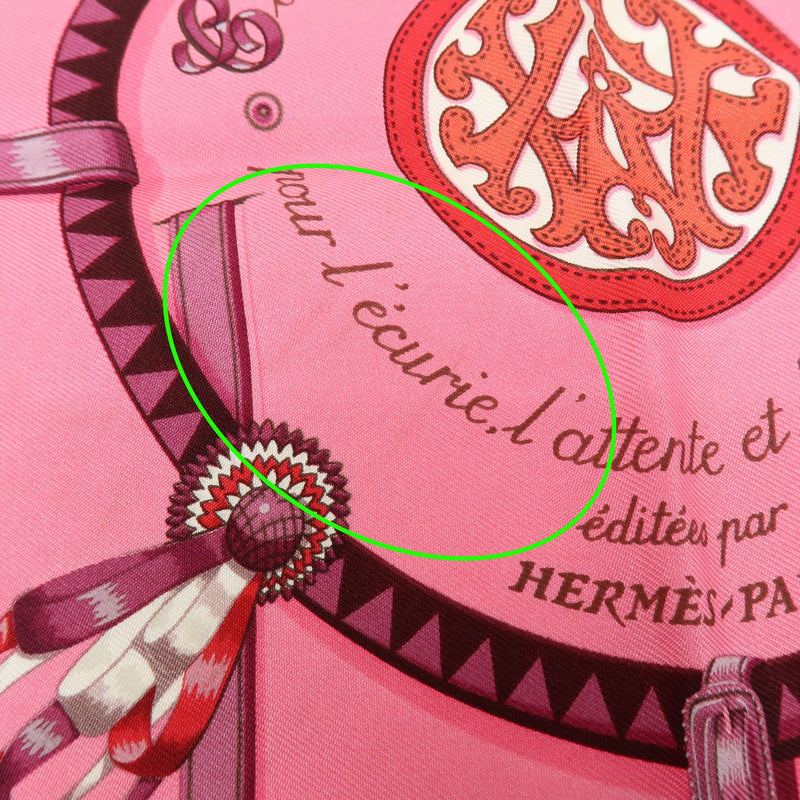 Hermes Carré 42 Silk Pink Accessory