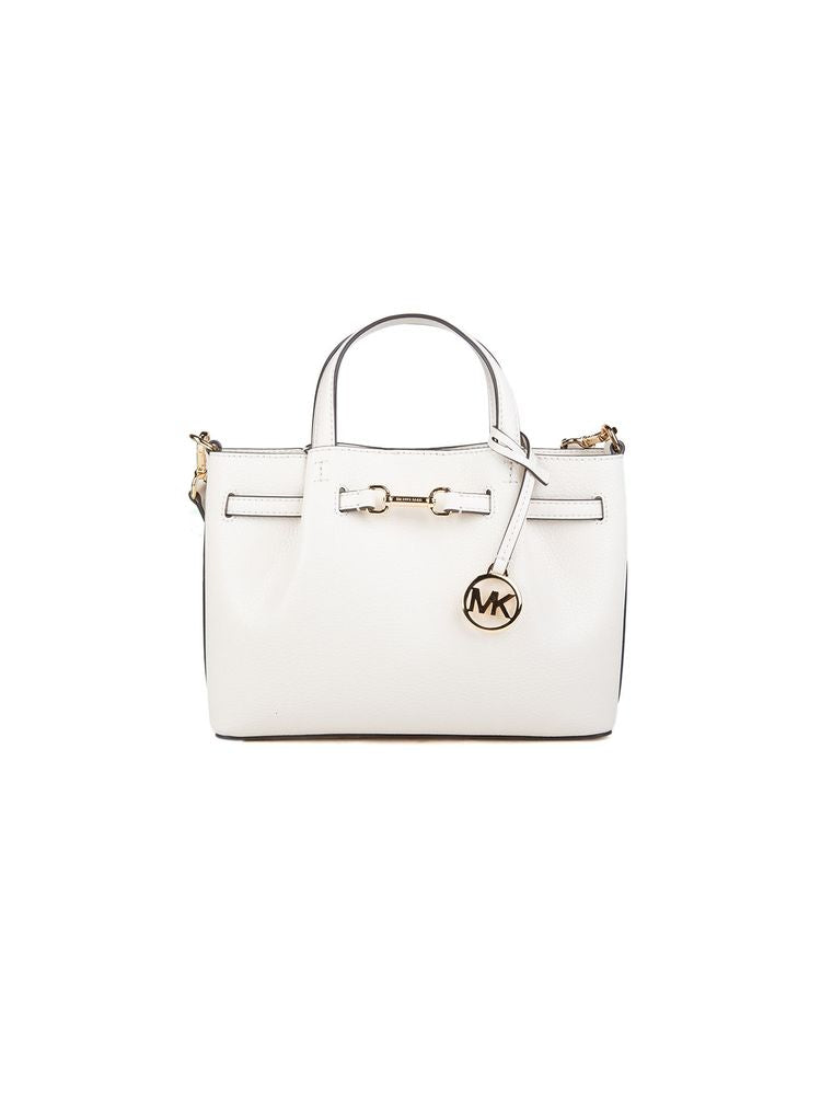 Michael Kors Shoulder Bag — White Cowhide