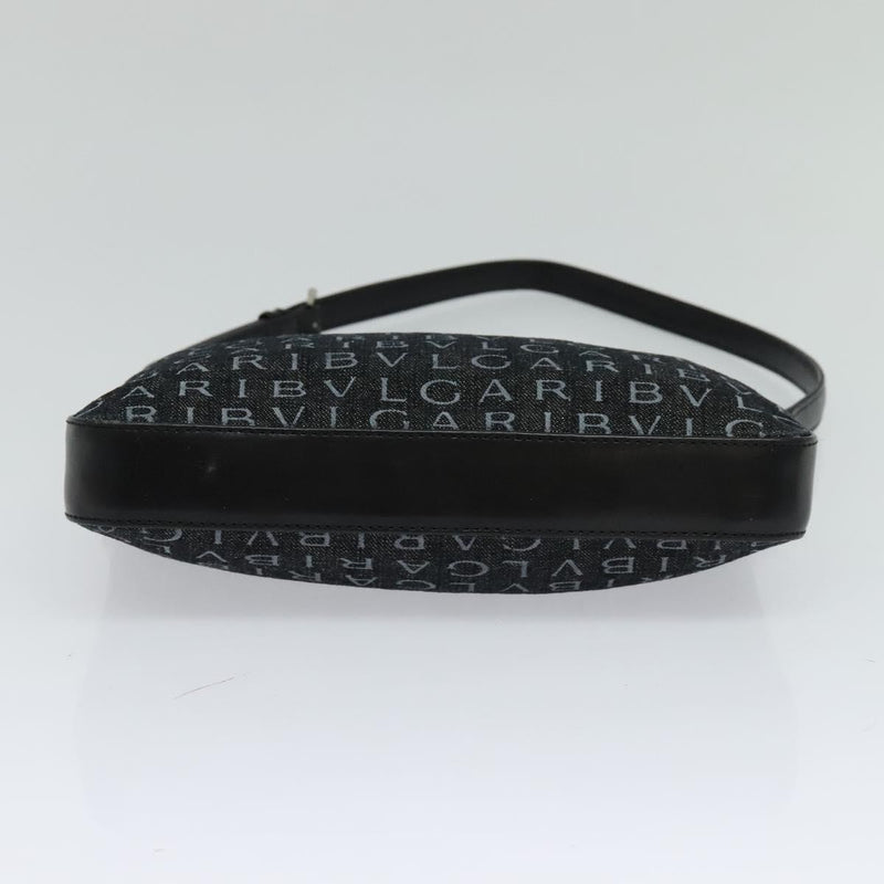 Bvlgari Logomania Canvas Black Bag