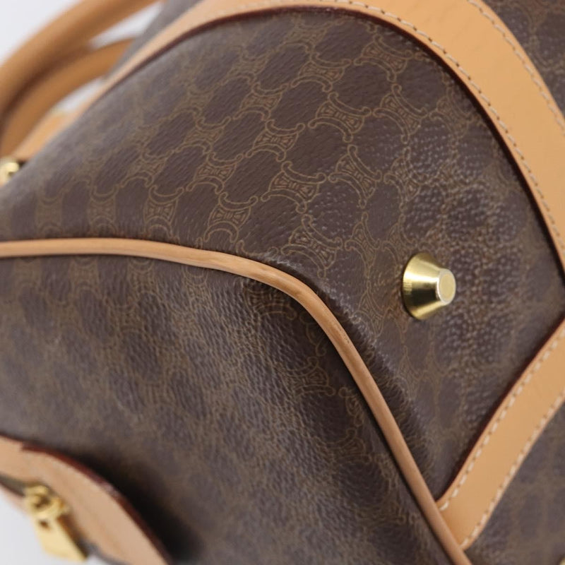 Celine Handbag Canvas Brown Bag