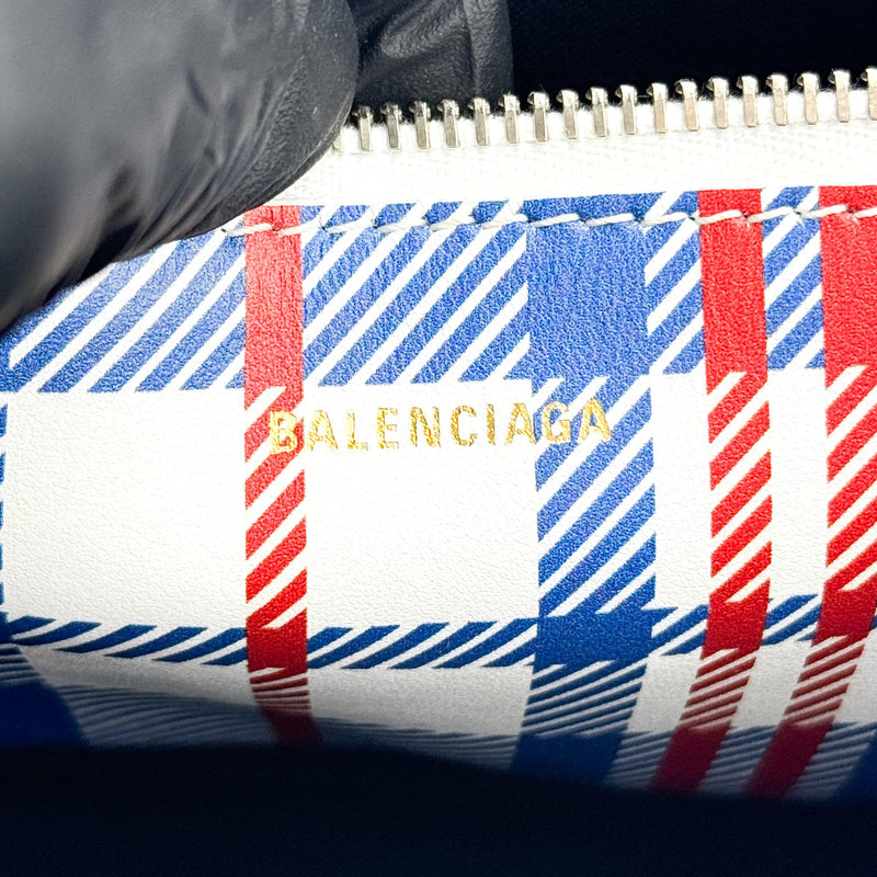 Balenciaga Cabas Tote Canvas And Leather White
