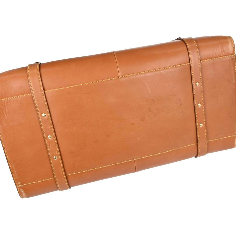 Louis Vuitton Nubie Weekender Nomade Leather Brown Bag