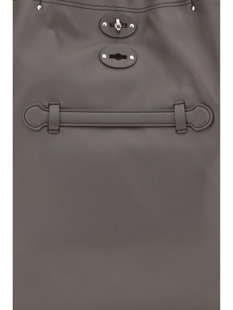 Zanellato Shoulder Bag — Brown Calf Leather