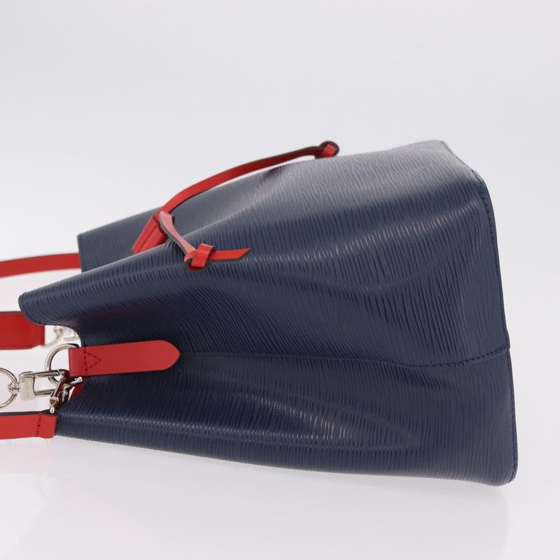 Louis Vuitton Neonoe Limited Edition Colored Damier Navy Leather Bag