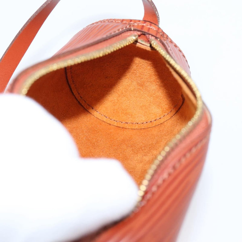 Louis Vuitton Soufflot Pochette Epi Leather Brown Bag