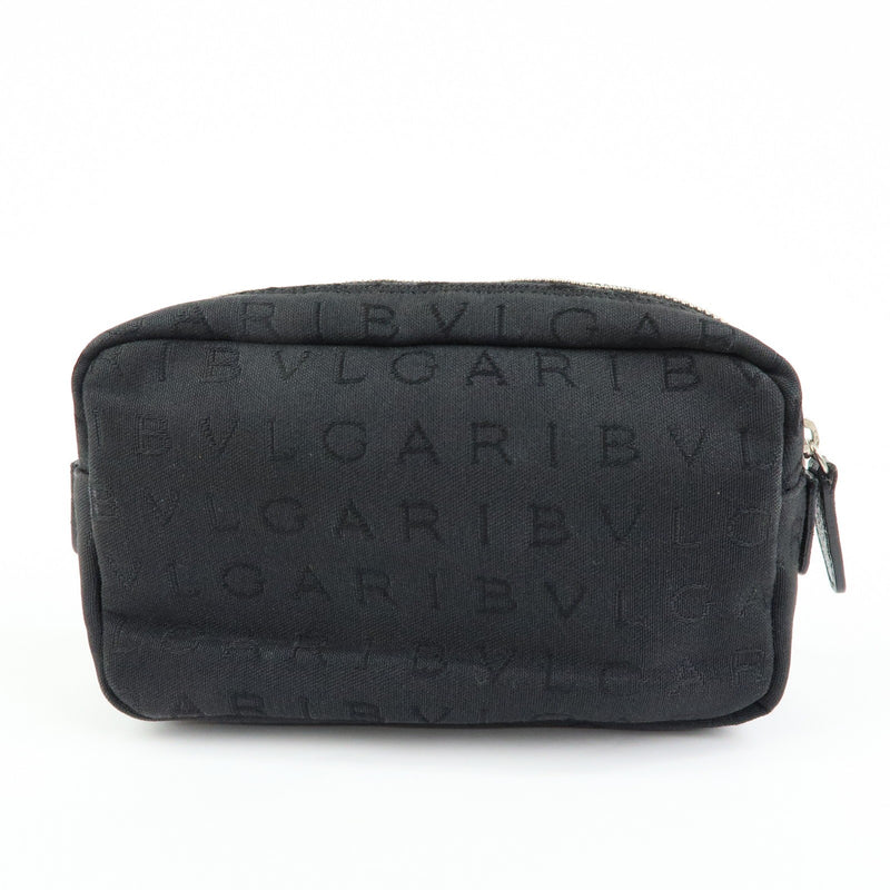 Bvlgari Pouch Canvas Black