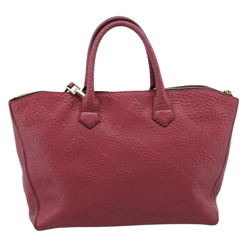 Burberry Clifton Convertible Heritage Grained Leather Red Bag