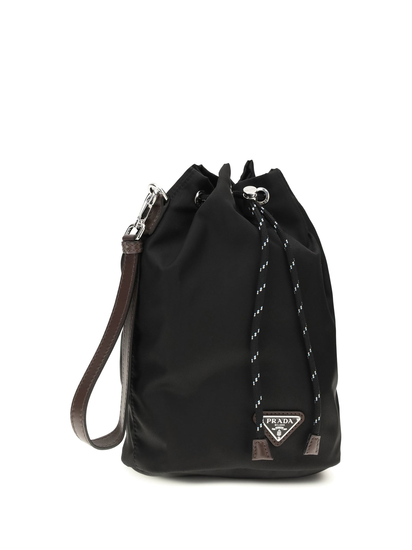 Prada Speedrock Bucket Bag — Black Recycled Polyamide