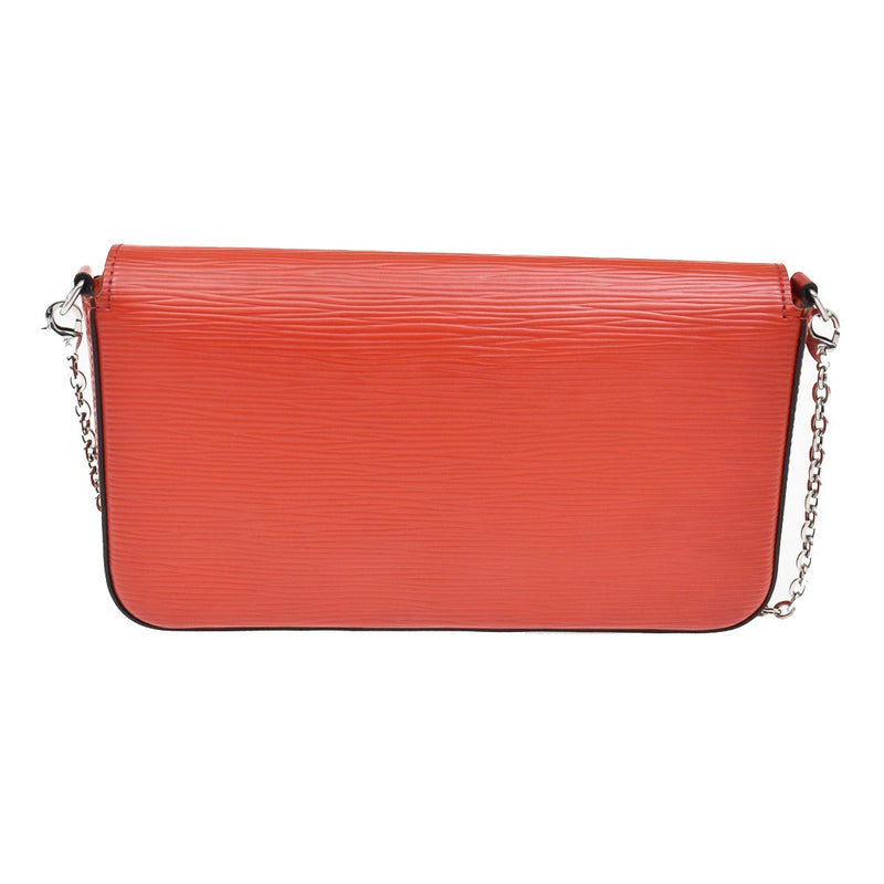 Louis Vuitton Felicie Chain Epi Leather Red Bag