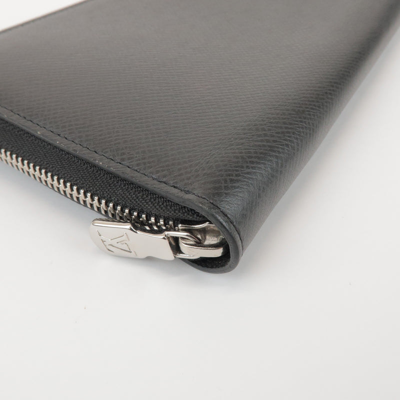 Louis Vuitton Zippy Organizer Taiga Leather Black Accessory