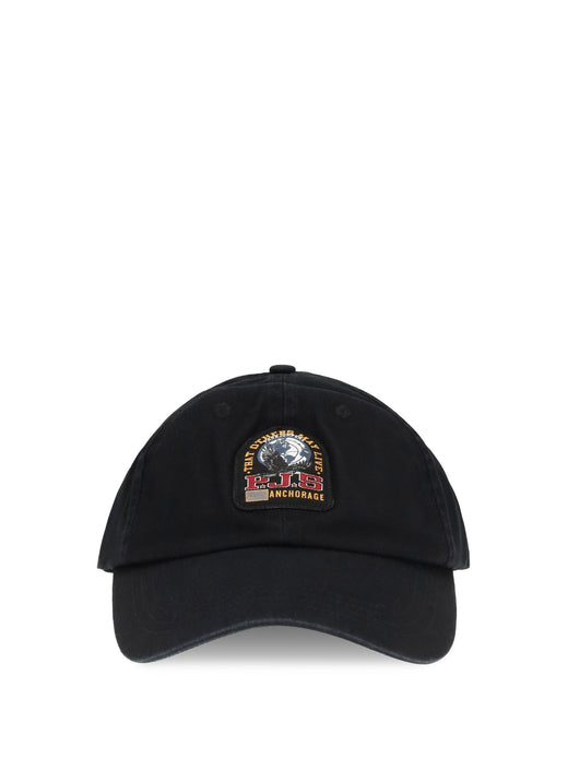 Parajumpers 26wpabcha02pag Baseball Cap — Black Cotton Caps