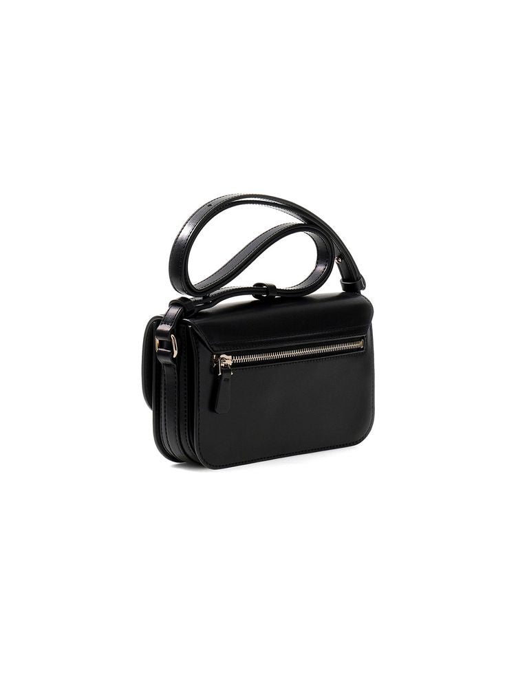 Guess Janie Crossbody Bag — Black Polyurethane