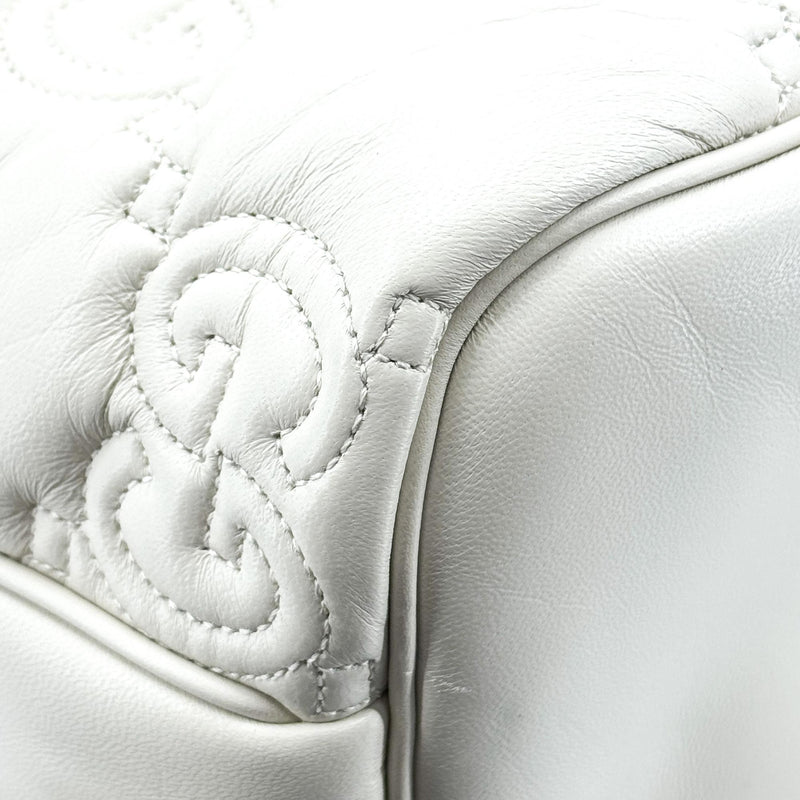 Gucci Gg Marmont Matelassé Leather White Bag