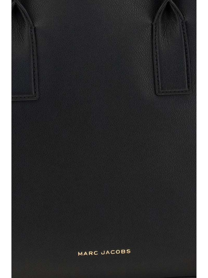 Marc Jacobs Tote Bag — Black Calf Leather Bos Taurus