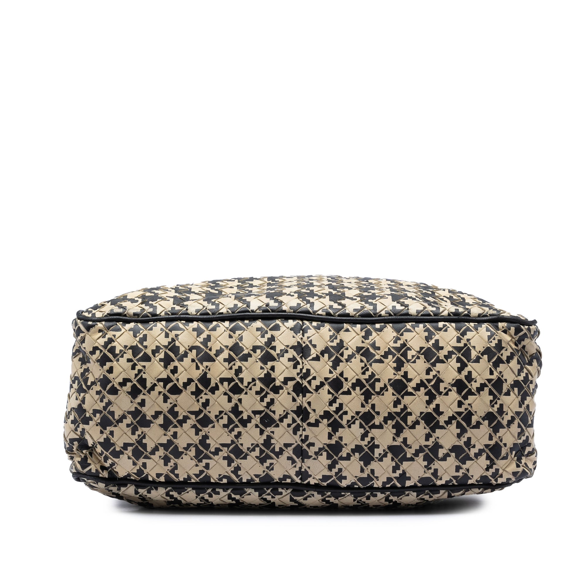Nappa Intrecciato Houndstooth Vertical Tote - Image 3