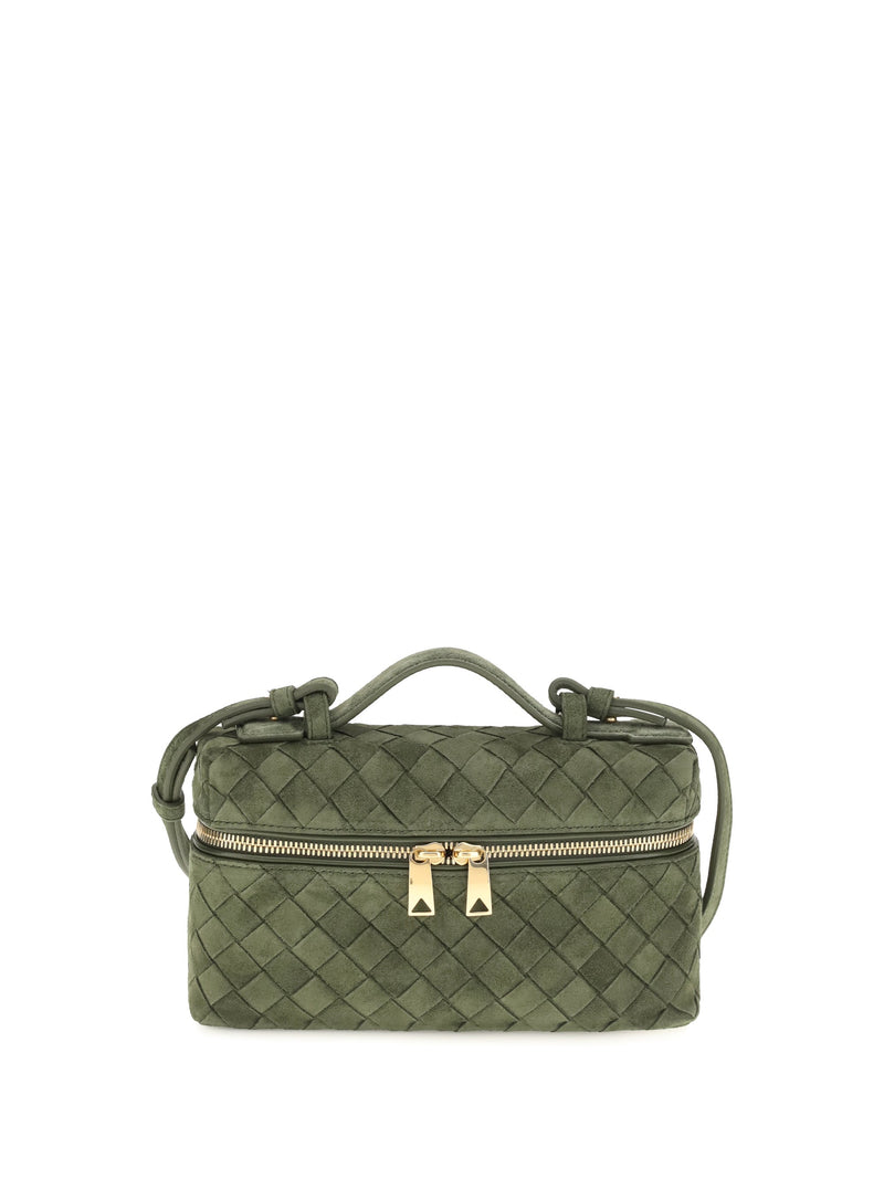 Bottega Veneta Shoulder Bag — Green Calf Leather